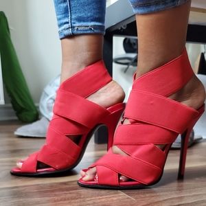 Zara sexy red sandals